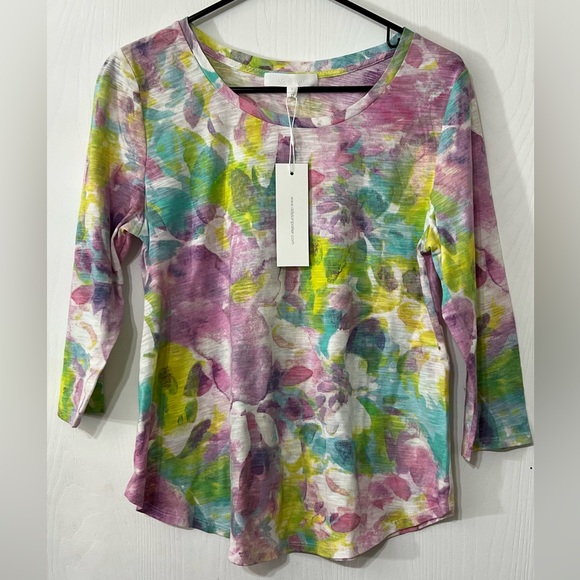 Adyson Parker Spring Lilac Combo Cotton Shirt Lightweight Top Easter - Picture 8 of 8